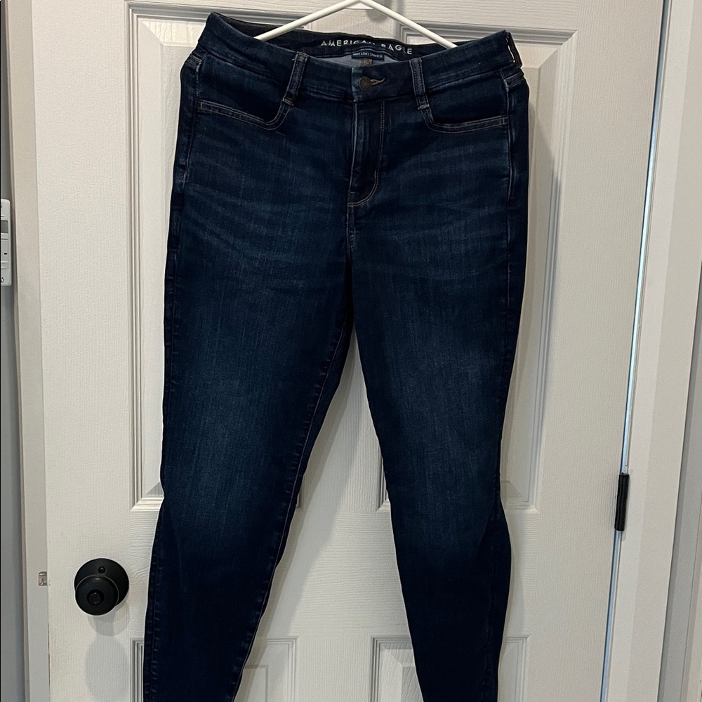 American Eagle Outfitters Women's Deep Indigo Skinny Jeans